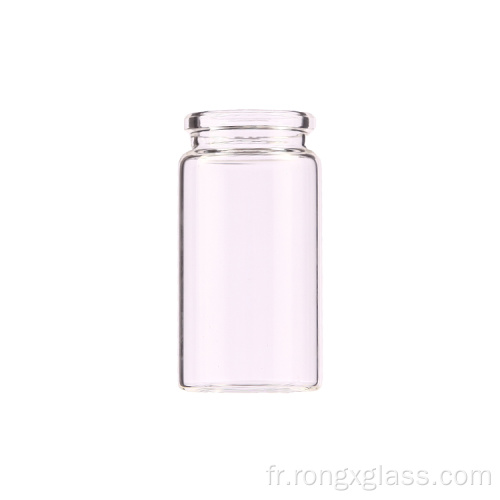Tube de bouteille en verre avec bouchon de liège